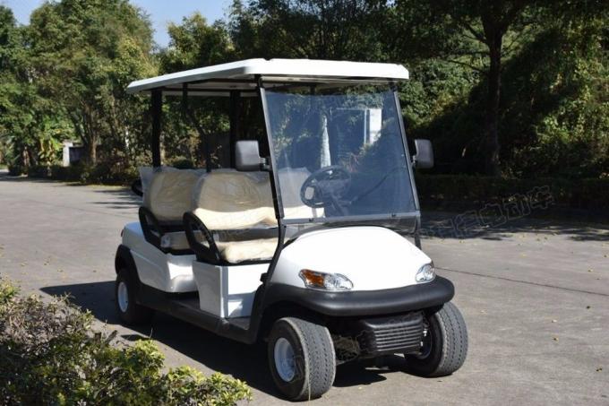 Passagier-billiger Golf-Buggy des CER Bescheinigungs-Kraftstofftyp-elektrische Golfmobil-weiße Modell-4 für Verkauf